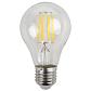 Лампа светодиодная филаментная ЭРА E27 9W 4000K прозрачная F-LED A60-9W-840-E27 Б0043434 - фото №1