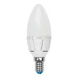 Лампочка Uniel LED-C37-6W/WW/E14/FR/DIM PLP01WH