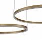 Подвесной светодиодный светильник Indigo Galass 14001/2P Gold V000011L - фото №4