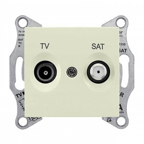 Розетка TV/SAT оконечная Schneider Electric Sedna 1dB SDN3401647