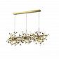 Подвесная люстра Crystal Lux GARDEN SP3х3 L1200 GOLD - фото №2