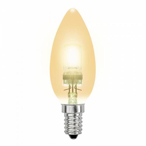 Лампа галогенная (04119) Uniel E14 42W золотая HCL-42/CL/E14 candle gold
