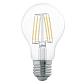 Лампа светодиодная филаментная Eglo E27 6W 2700К прозрачная 11501 - фото №1