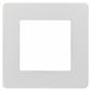 Рамка 1-постовая ЭРА 12 сатин белый 12-5101-01 Б0052499 - фото №1