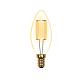 Лампа светодиодная филаментная Uniel E14 5W 2250K прозрачная LED-C35-5W/GOLDEN/E14 GLV21GO UL-00002396 - фото №1