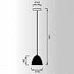 Подвесной светильник Zumaline Pico MD9023-1S(BLACK) - фото №4