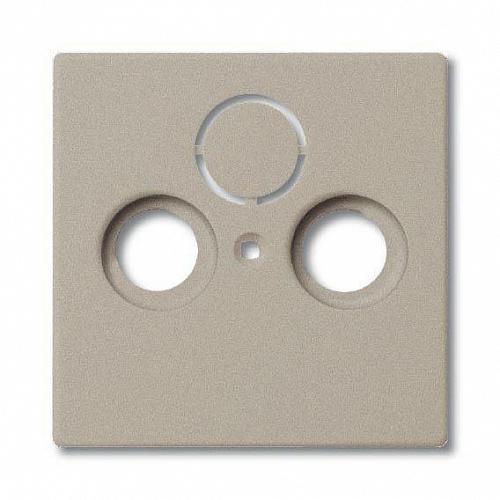 Лицевая панель ABB Basic55 TV-розетки шампань 2CKA001724A4311