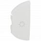 Клавиша левая Legrand Celiane Освещение белая 068148 - фото №1
