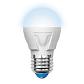 Лампа светодиодная Uniel E27 7W 4000K матовая LED-G45 7W/NW/E27/FR PLP01WH UL-00002418 - фото №1