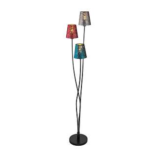 Торшеры с 2 и более плафонами разноцветные