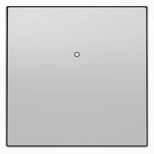 Лицевая панель ABB Sky выключателя одноклавишного серебристый алюминий 2CLA853000A1301