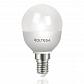 Лампа светодиодная Voltega E14 5.4W 4000К шар матовый VG4-G2E14cold5W 5748 - фото №1