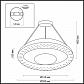Подвесной светодиодный светильник Odeon Light Benso 4623/48L - фото №2