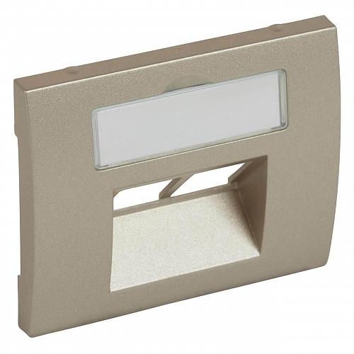 Лицевая панель Legrand Galea Life розетки VDI 5 кат титановая 771458