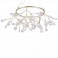 Подвесная люстра Crystal Lux Evita SP45 D Gold/Transparent - фото №2