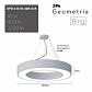 Подвесной светодиодный cветильник Geometria ЭРА Ring SPO-133-W-40K-045 45Вт 4000К белый Б0050562 - фото №6