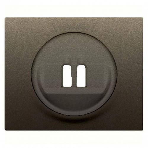 Лицевая панель Legrand Galea Life розетки акустических систем темная бронза 771200