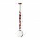 Подвесной светильник Loft IT Chain 10128P Red - фото №1