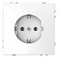 Розетка Schneider Electric Merten D-Life 16A с/з без шторок MTN2301-6035 - фото №1