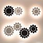Настенный светодиодный светильник Elektrostandard Gear L LED белый MRL LED 1100 a040516 - фото №2