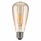 Лампа светодиодная филаментная Elektrostandard E27 6W 3300K прозрачная 4690389100994 - фото №1