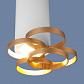 Потолочный светильник Elektrostandard DLN102 GU10 белый/золото a047748 - фото №2