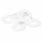 Потолочная светодиодная люстра Ambrella light Acrylica Original FA3914 - фото №1
