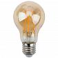 Лампа светодиодная филаментная ЭРА E27 7W 2700K золотая F-LED A60-7W-827-E27 gold Б0035037 - фото №1