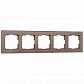 Рамка на 5 постов Werkel Favorit латте W0051142 4690389183478 - фото №1