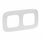 Рамка 2-постовая Legrand Valena Allure Белая 754302 - фото №1