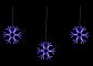 Светодиодная гирлянда Uniel занавес Снежинки-1 220V синий ULD-E1503-036/DTA Blue IP20 Snowflakes-1 UL-00001406 - фото №1