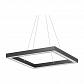 Подвесной светодиодный светильник Ideal Lux Oracle D60 Square Nero 245690 - фото №1