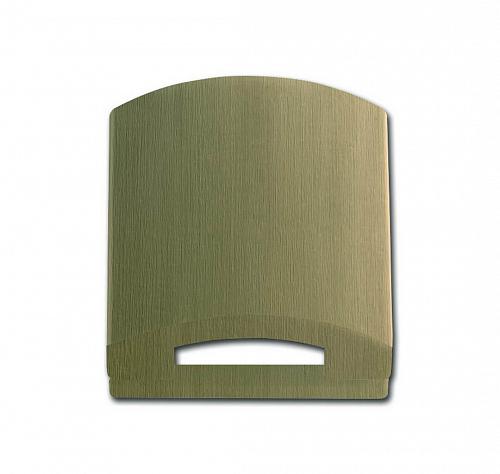 Лицевая панель ABB Dynasty розетки телекоммуникационной с крышкой латунь античная 2CKA001710A4086