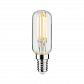 Лампа светодиодная филаментная диммируемая Paulmann E14 4,8W 2700K прозрачная 28693 - фото №3
