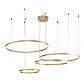Подвесной светодиодный светильник Indigo Galass 14001/4P Gold V000015L - фото №1