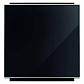 Лицевая панель ABB Sky выключателя одноклавишного стекло чёрное 2CLA850100A2501 - фото №1