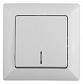 Выключатель одноклавишный ЭРА Intro Solo 10A 250V с подсветкой белый 4-102-01 Б0043270 - фото №1