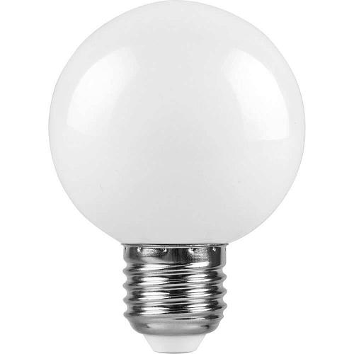 Лампа светодиодная Feron E27 3W 6400K Шар Матовая LB-37125902