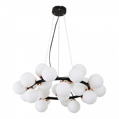 Подвесная люстра Lumina Deco Marsiada LDP 6033-25 BK+GD
