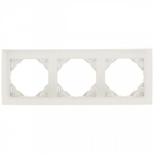 Рамка 3-постовая Efapel Logus 90 Aquarella лед 90930 TGE