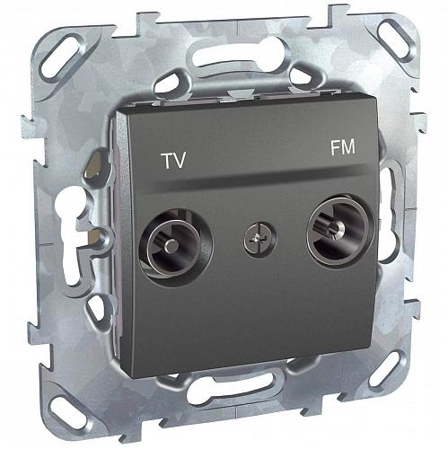 Розетка TV/FM оконечная Schneider Electric Unica MGU5.452.12ZD