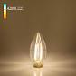 Лампа светодиодная филаментная диммируемая Elektrostandard E14 5W 4200K прозрачная a045174 - фото №2