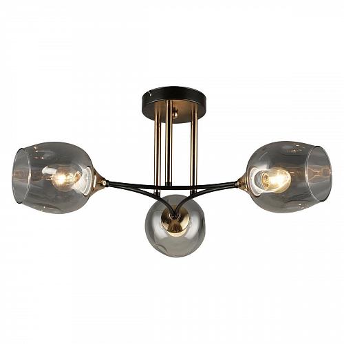 Потолочная люстра IMEX MD.4882-3-S COFFEE+FGD