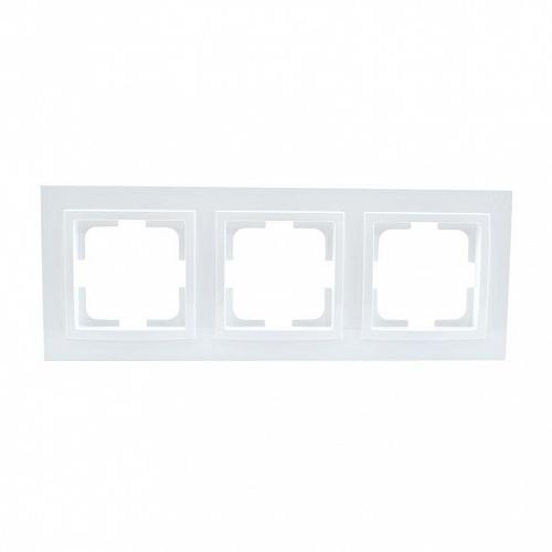 Рамка 3-постовая Mono Electric Despina жемчуг 102-250000-162