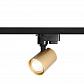 Трековый светильник Crystal Lux CLT 0.31 001 60 BL-GO - фото №1