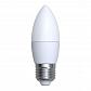 Лампа светодиодная E27 6W 3000K матовая LED-C37-6W/WW/E27/FR/O UL-00001066 - фото №1