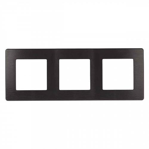 Рамка 3-постовая ЭРА 12 сатин антрацит 12-5103-05 Б0052523