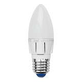 Лампа светодиодная Uniel E27 6W 4500K матовая LED-C37-6W/NW/E27/FR ALP01WH 07899