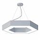 Подвесной светодиодный cветильник Geometria ЭРА Hexagon SPO-123-W-40K-045 45Вт 4000К белый Б0050554 - фото №1
