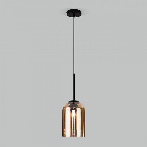 Подвесной светильник Eurosvet Ennio 50228/1 янтарный